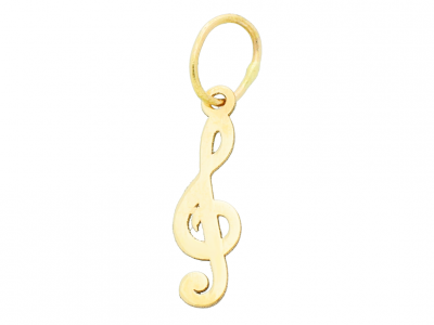 Martisor aur 14K - Cheia sol