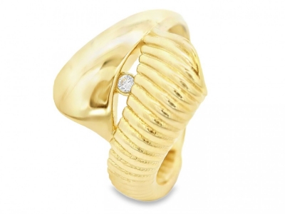 Modele de inele de aur 14K, culoare aur galben